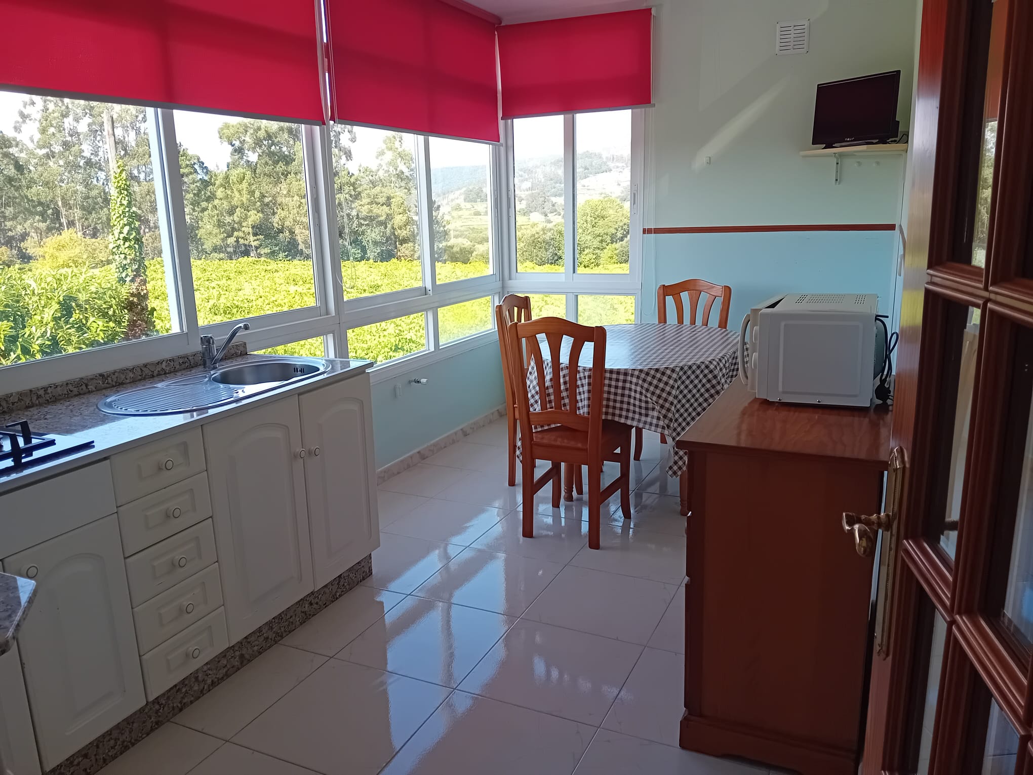 Cocina de otro apartamento grande