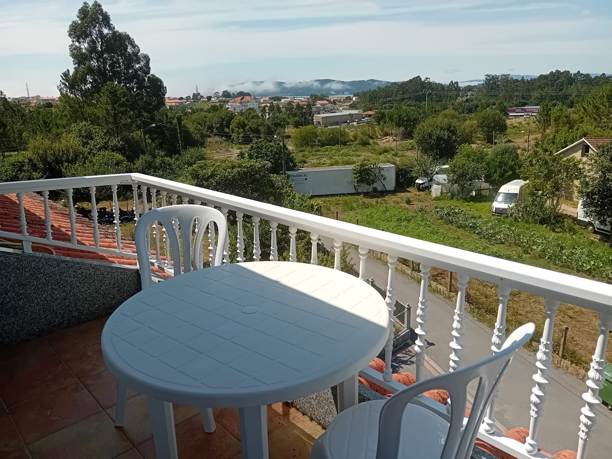 Terraza de un estudio